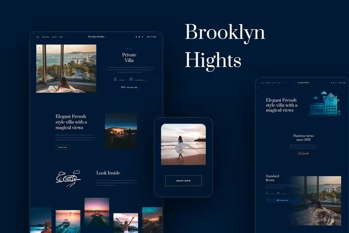BROOKLYN HEIGHTS – PRIVATE VILLA & HOTEL ELEMENTOR TEMPLATE KIT
